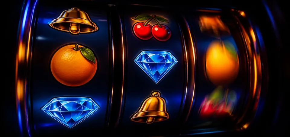 Барабаны слота крупным планом — игры Mostbet