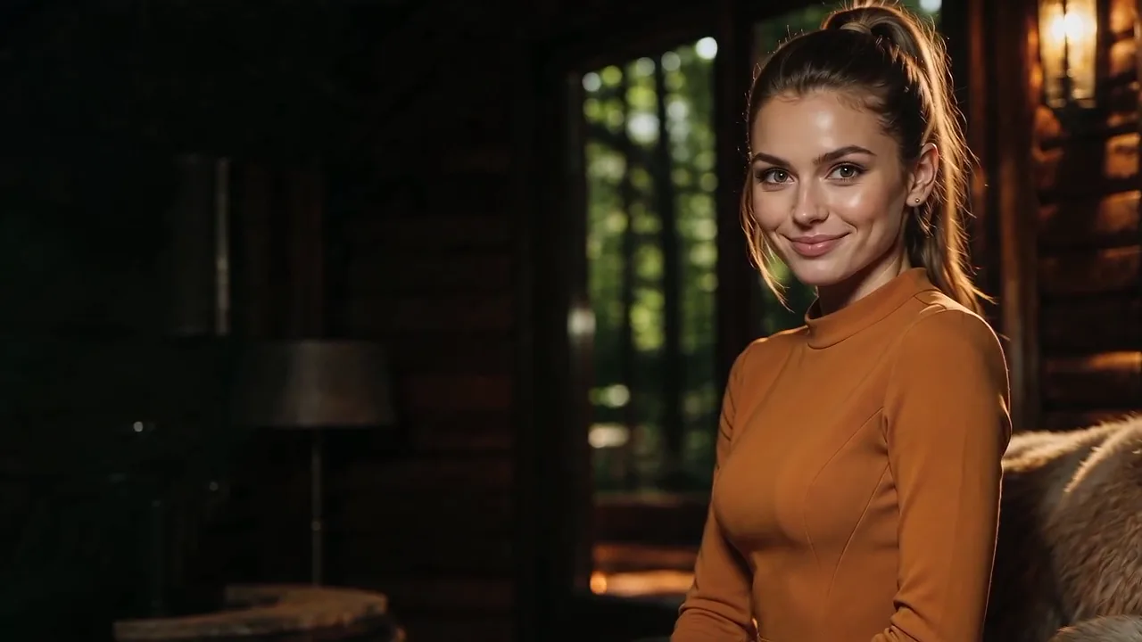 Ведущая «ЦАО КАЗ20» в ролике про Lucky Bear